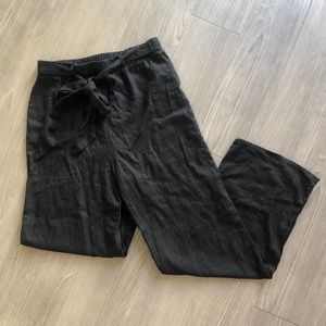NWOT Wide Leg Linen-Blend Trouser